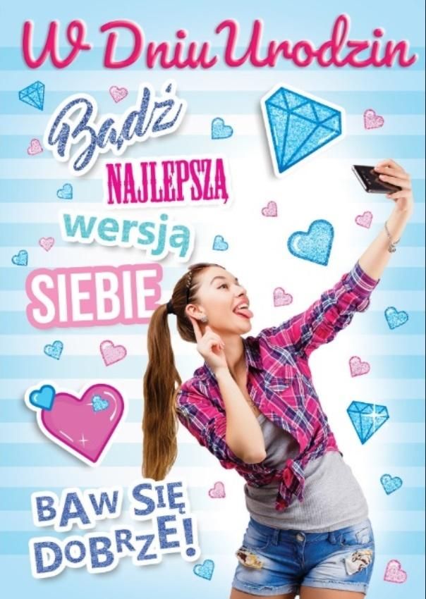 Stamp Karnet Bueno B6 + koperta wzór nr 01 Urodziny