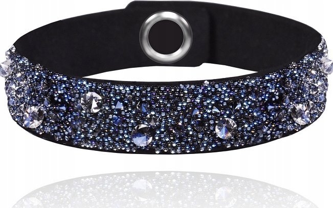 Radziszewska Jewellery Bransoletka Alcantara Kryształy Prezent na Dzień Kobiet ŻYCZENIA GRATIS