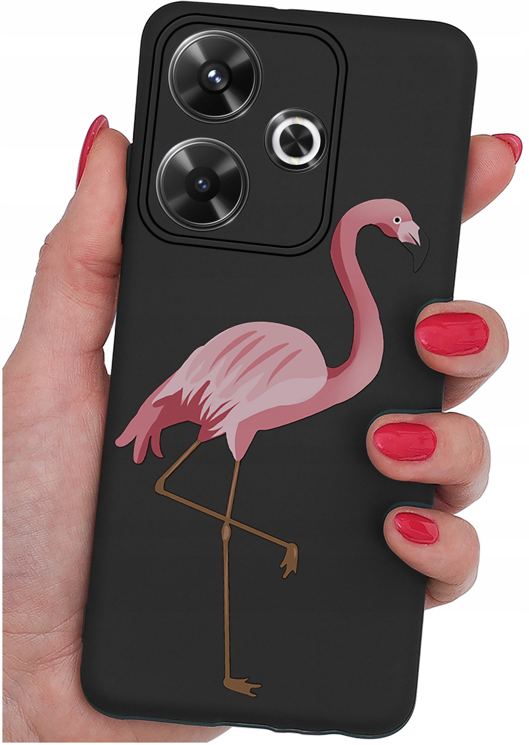 Etui do Xiaomi Redmi 13 4G WZORY |SILIKONOWE MATT CASE + SZKŁO 9H