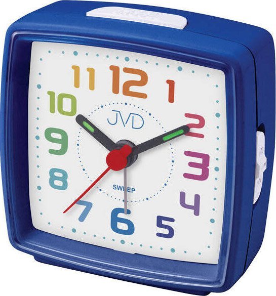 JVD Budzik JVD SRP2811.1 7x7 cm cichy mechanizm drzemka podświetlenie .