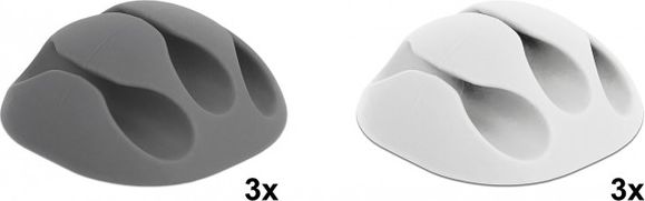 Organizer Delock Uchwyt Różne kolory 6 sztuk (18297)