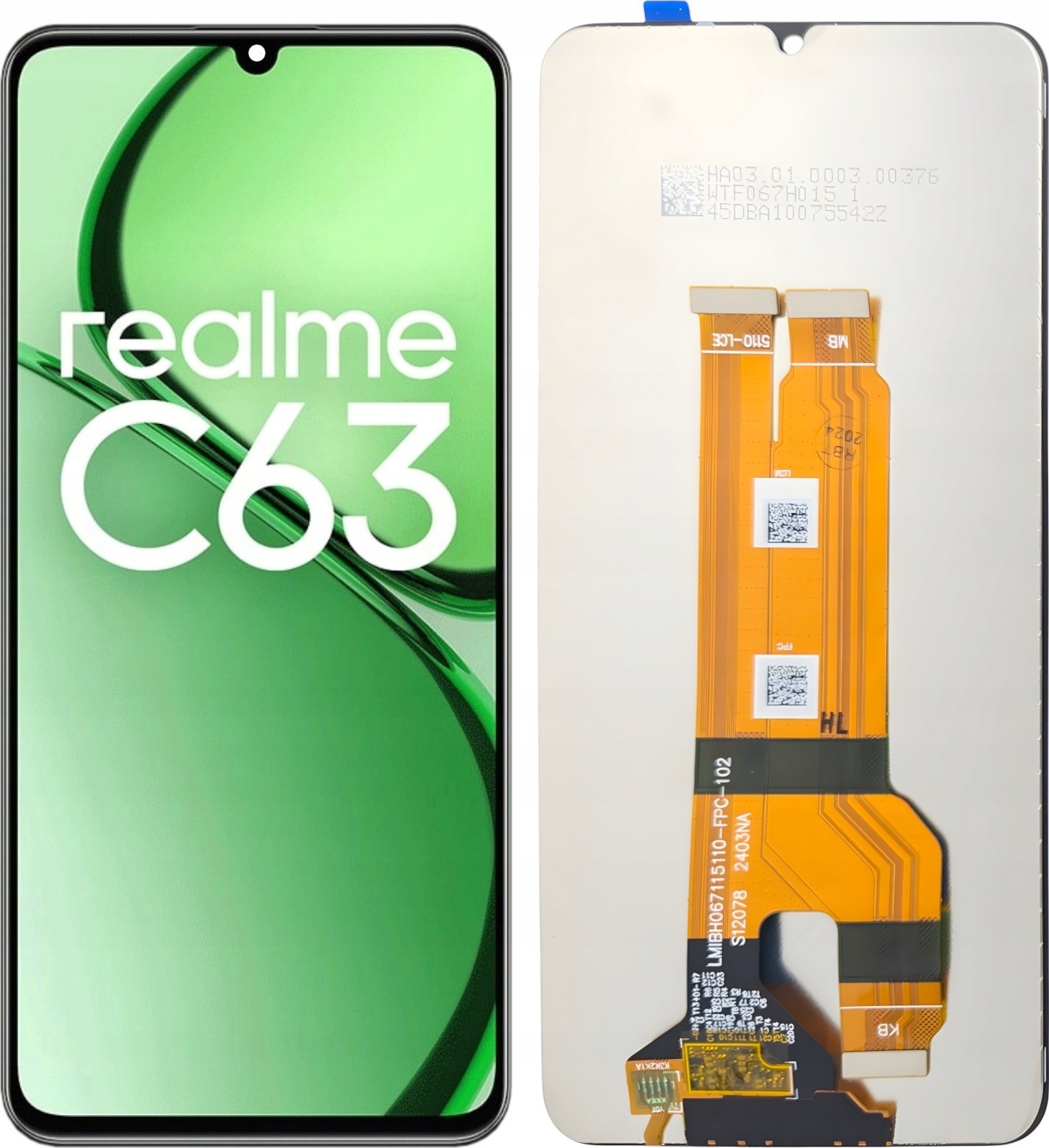 WYŚWIETLACZ EKRAN LCD DO REALME C63 4G
