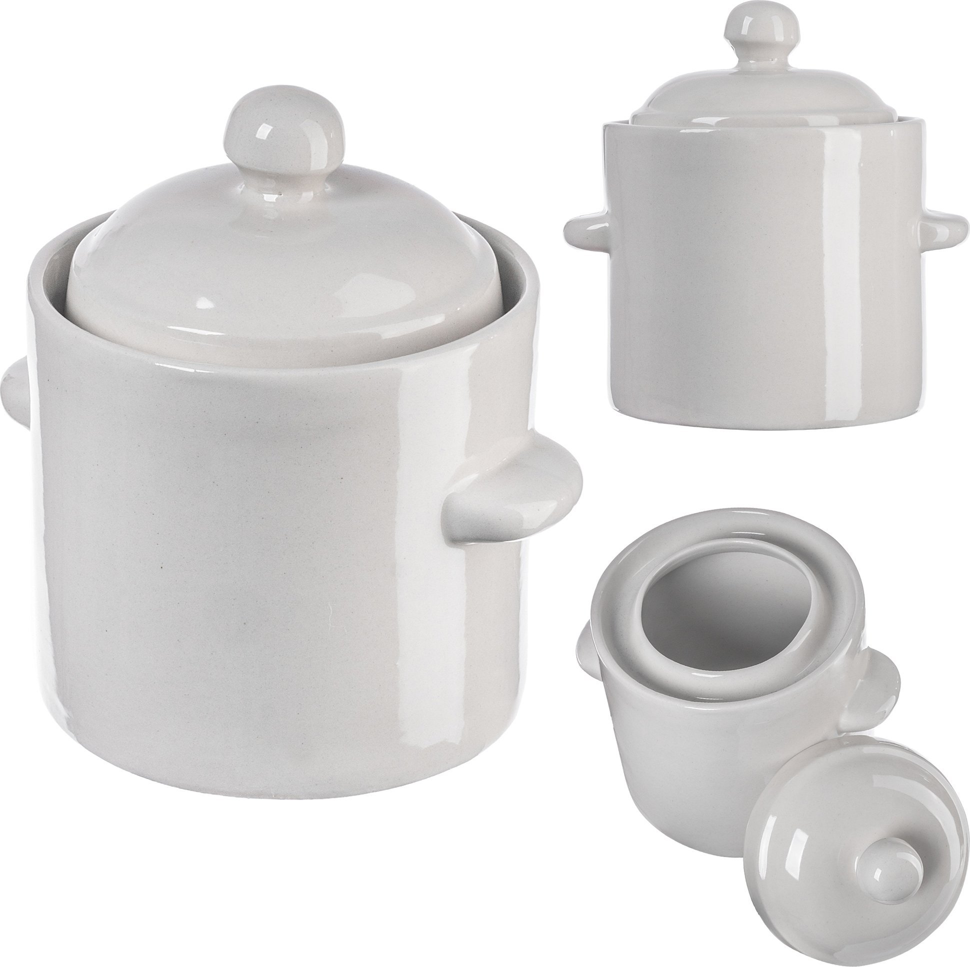 Kadax KADAX Beczka Garnek Do Kiszenia Z Kołnierzem 1,8L