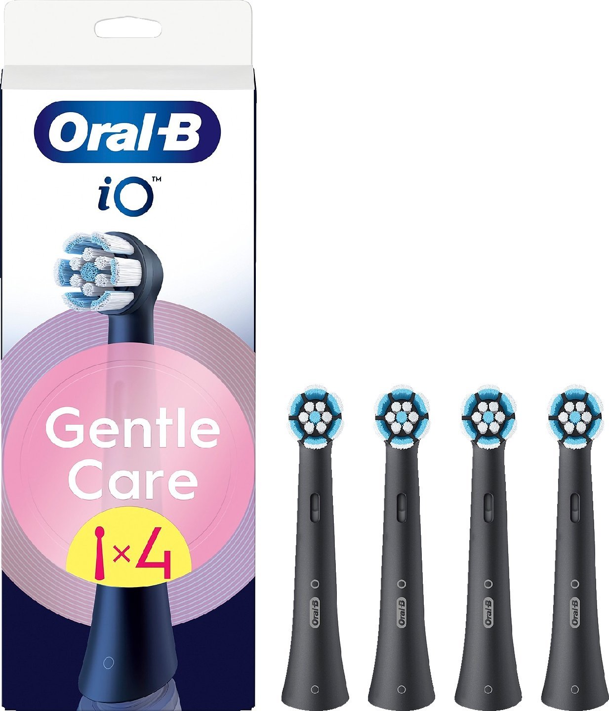 Oral-B iO Refill Gentle Care black 4 pack