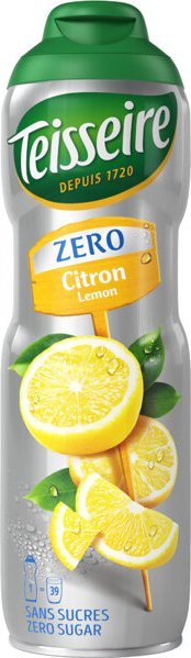 Teisseire Syrop koncentrat cytryna Zero cukru 600ml - Teisseire