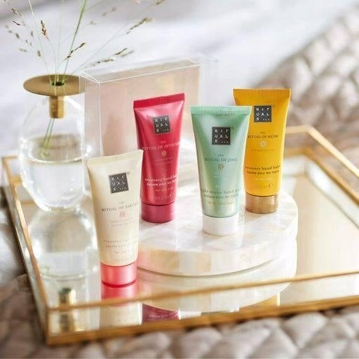 Rituals Soothing Hand Balm Set regenerujący balsam do rąk, 4 x 20 ml