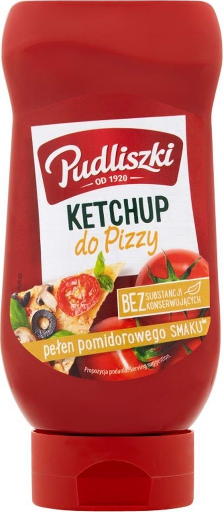 Pudliszki Pudliszki Ketchup do pizzy 470 g