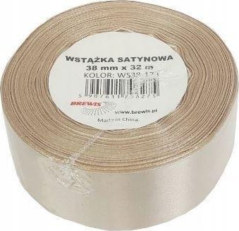 Wstążka satynowa migdałowa 38mm x 32m