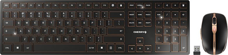 Klawiatura Cherry Cherry CHERRY DW 9000 SLIM EU LAYOUT/KEYBOARD AND MOUSE SET USB BLACK IN