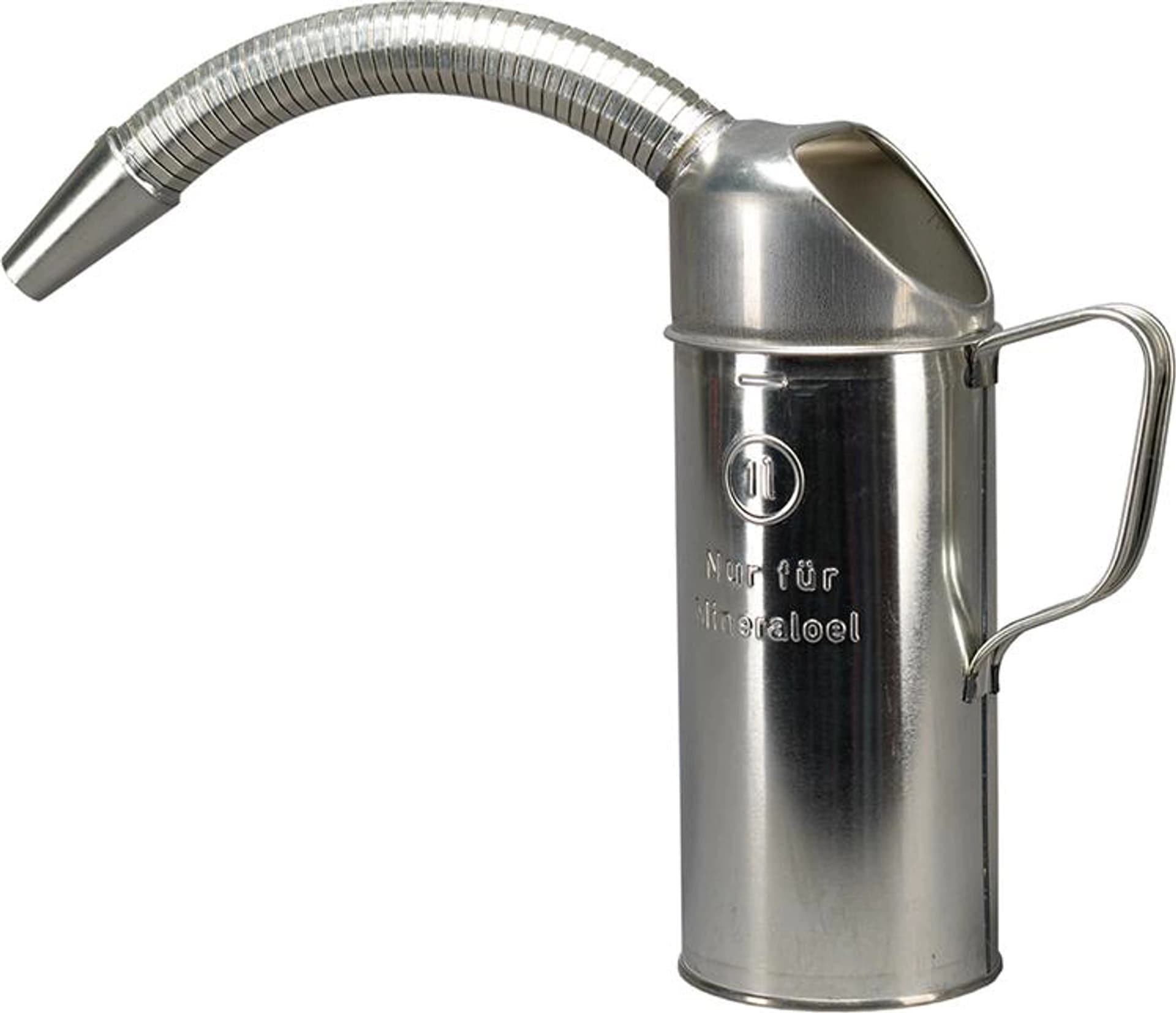 Pressol Miarka, z blachy białej, z elastyczną rurą wylew. pojemność nominalna 1l PRESSOL