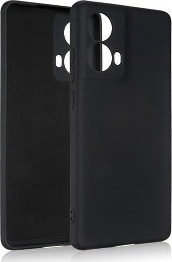 Beline Beline Etui Silicone Moto G85 5G czarny/black