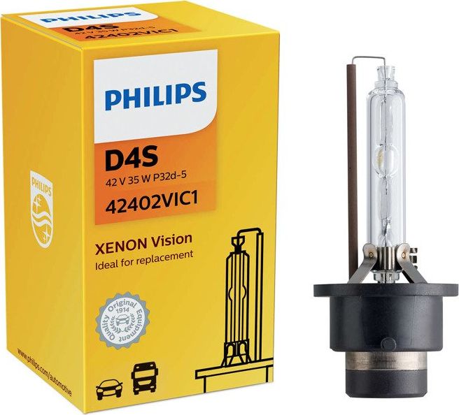 Philips ŻARÓWKA XENONOWA D4S 42V/35W +30% 4600K PHILIPS VISION