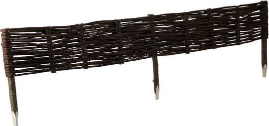 WickerPL Płotek wiklinowy niski 100 cm