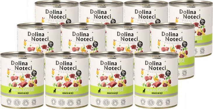 Dolina Noteci Premium z gęsią 12x800g