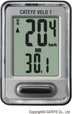 Cateye Licznik rowerowy CATEYE VELO 7 CC-VL520 uniwersalny
