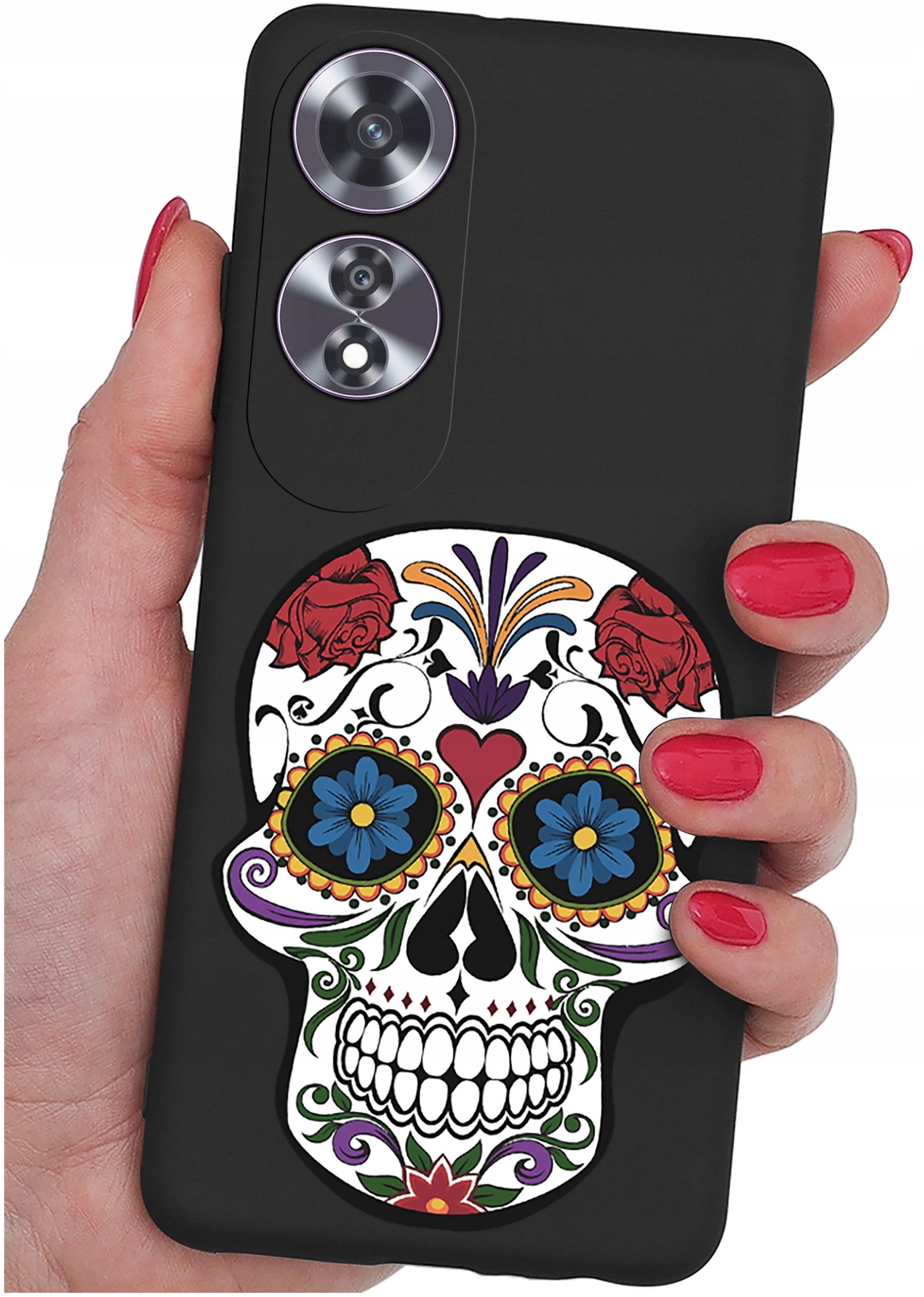 Etui do Oppo A60 4G WZORY |SILIKONOWE MATT CASE + SZKŁO 9H