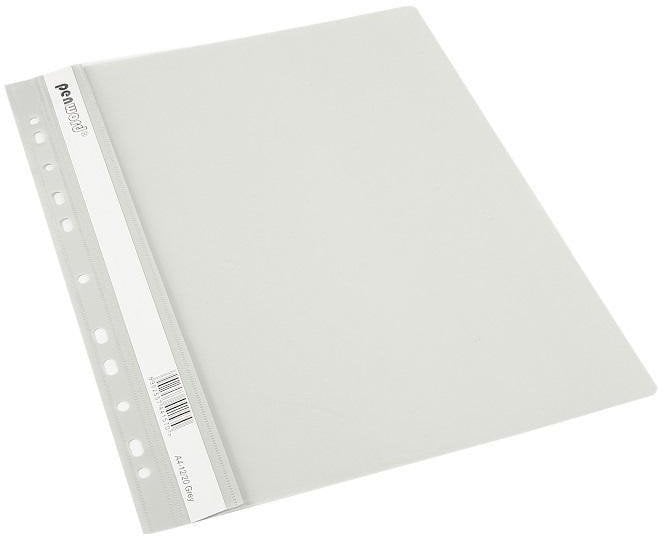 Skoroszyt A4 z perforacją szary (20szt)