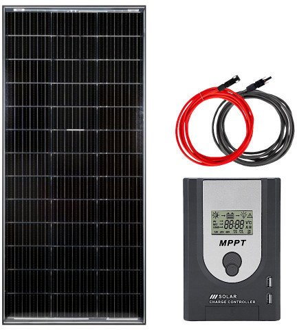 Zestaw solarny 190W Bifacjalny Regulator MPPT MPS