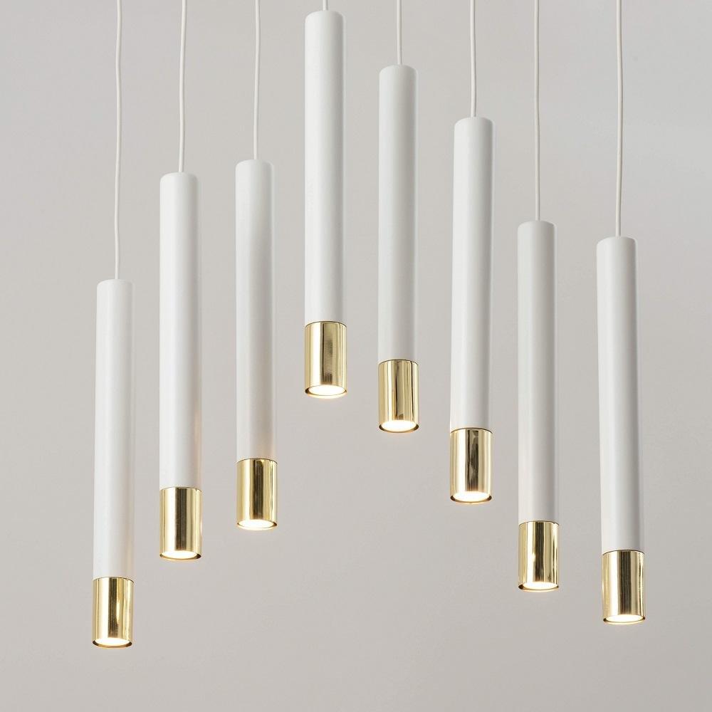 Lampa wisząca Sigma Pokojowa kaskada wisząca Sopel Grand 33391 nowoczesna biała złota