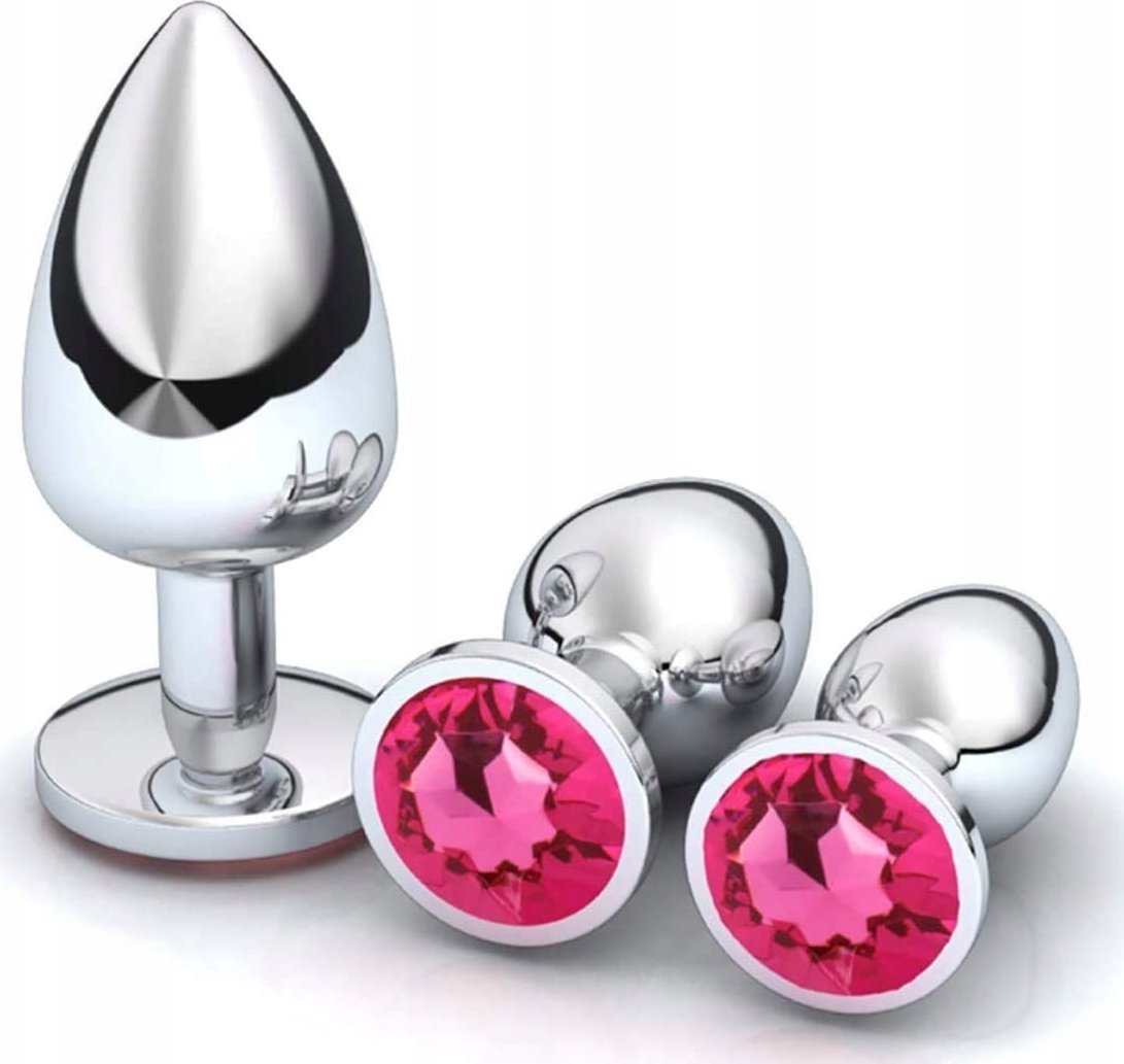 Korki Analne 3 Sztuki - Sex Zestaw Do Masażu Anusa