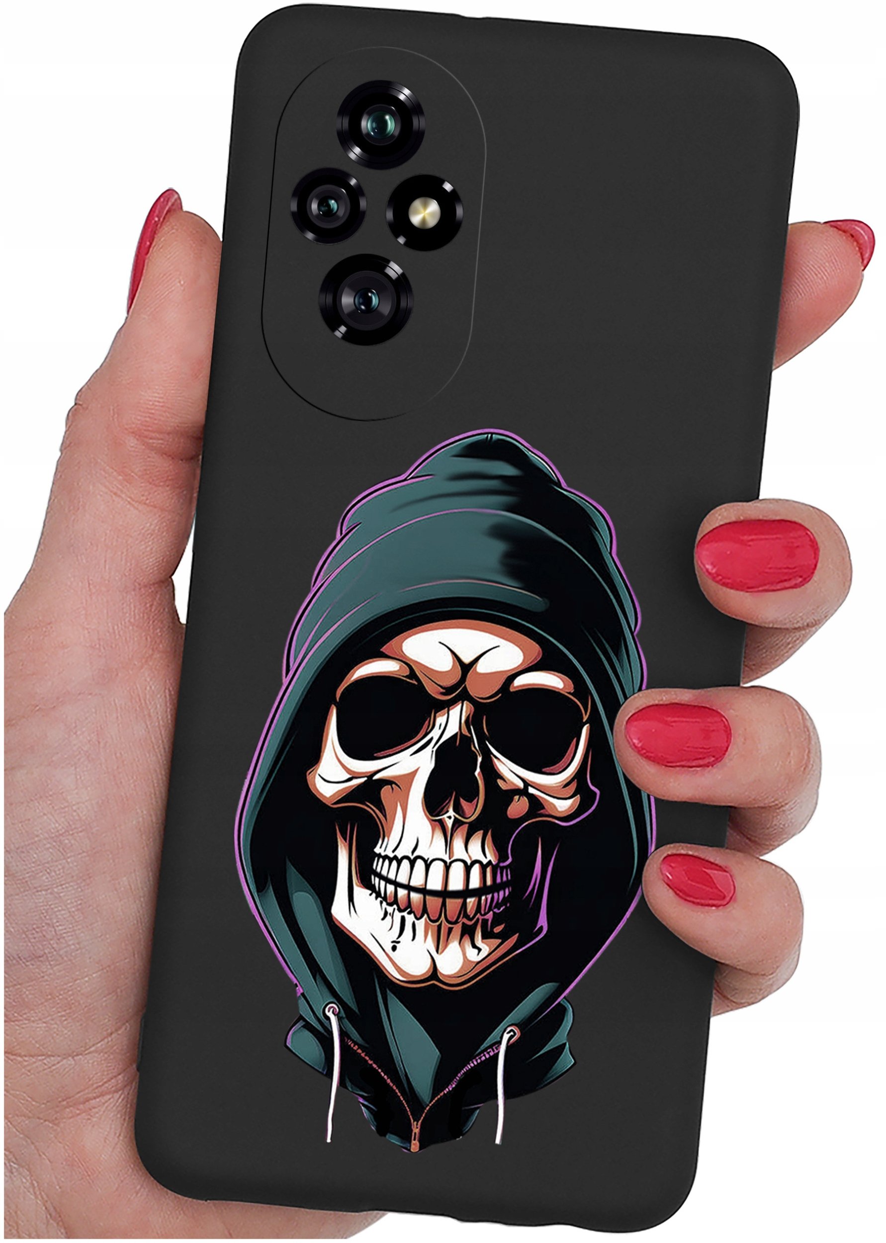 ETUI do Honor 200 5G | WZORY | SILIKONOWE MATT CASE + SZKŁO 9H