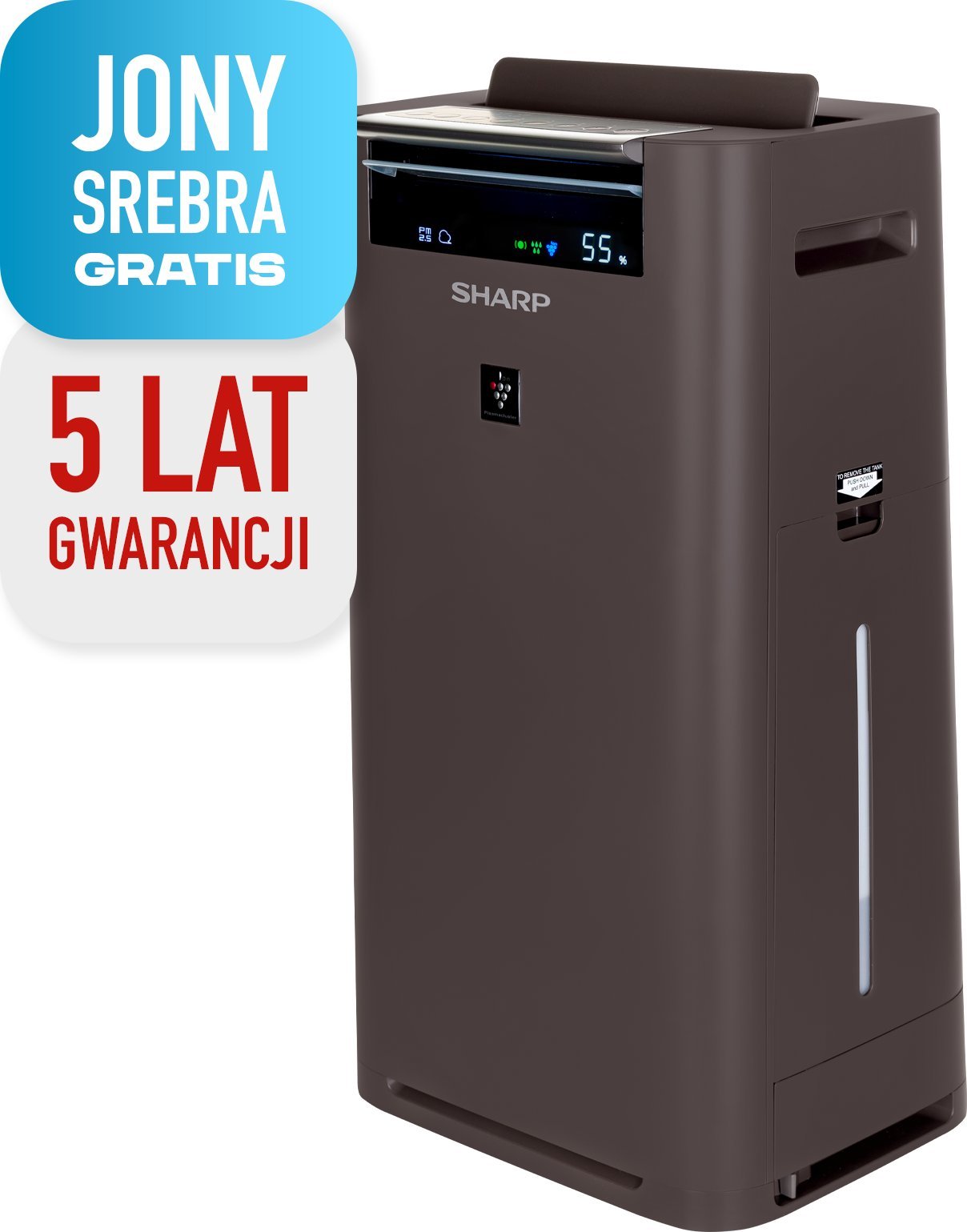 Oczyszczacz powietrza Sharp SHARP UA-HG40E-T oczyszczacz powietrza