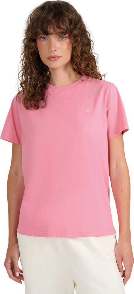 Koszulka damska 4F F2970 różowa 4FWAW25TTSHF2970 54S S