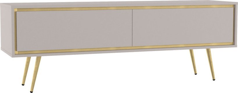 Ravio Szafka RTV Tori z metalowymi nóżkami w kolorze Cashmere