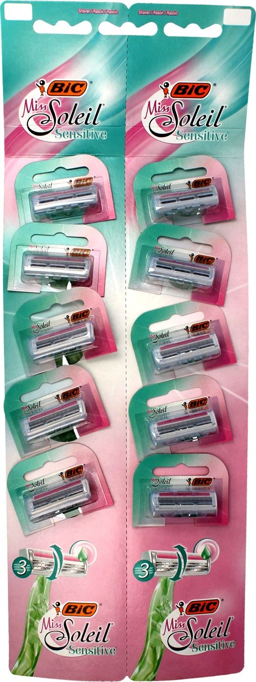 Bic Maszynka do golenia Miss Soleil Sensitive 1op.-10szt