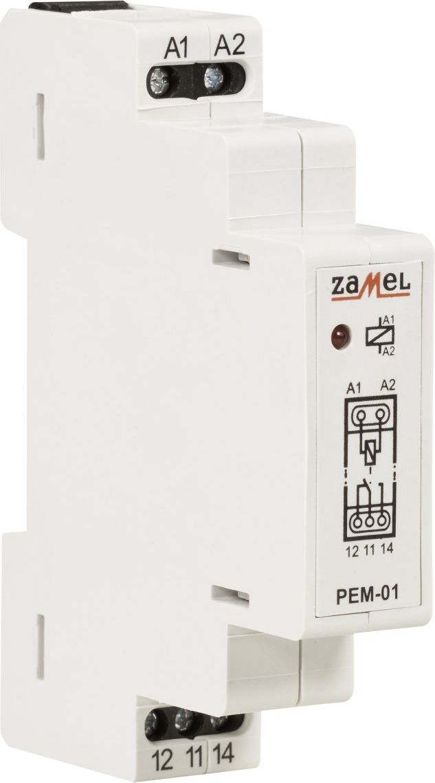 Zamel Przekaźnik elektromagnetyczny 12V AC/DC 16A PEM-01/012 (EXT10000090)