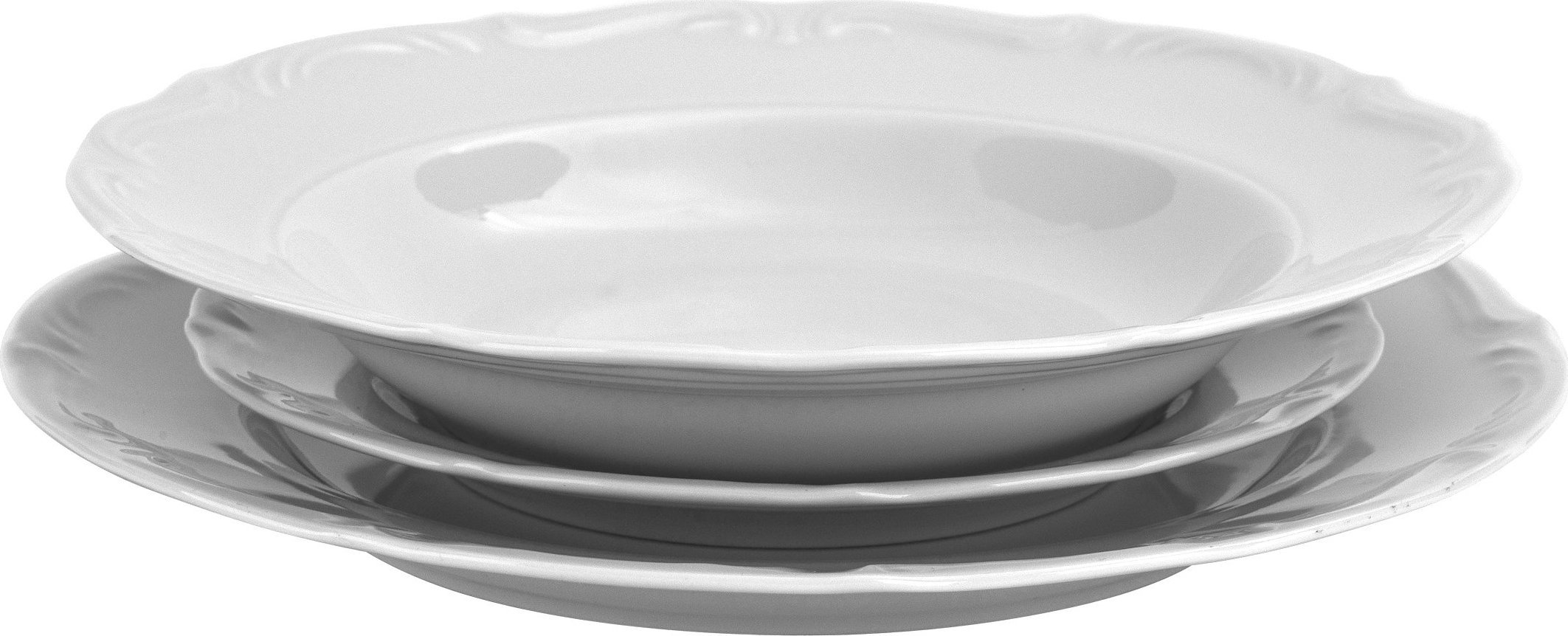 Ćmielów Serwis obiadowy 6/18 Maria Teresa biała