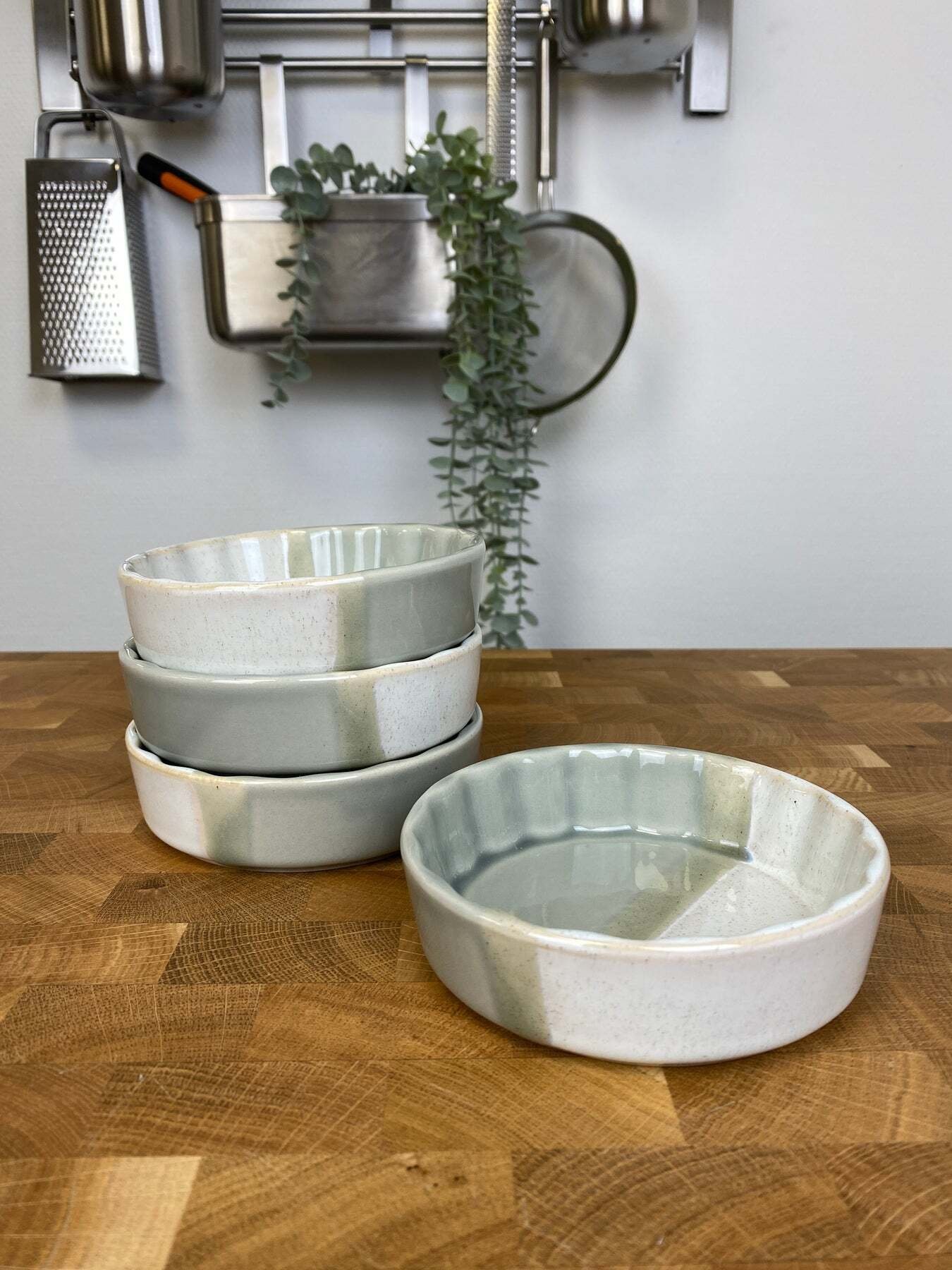 Kepimo formų rinkinys Alpina, 4 vnt, smėlio/žalias