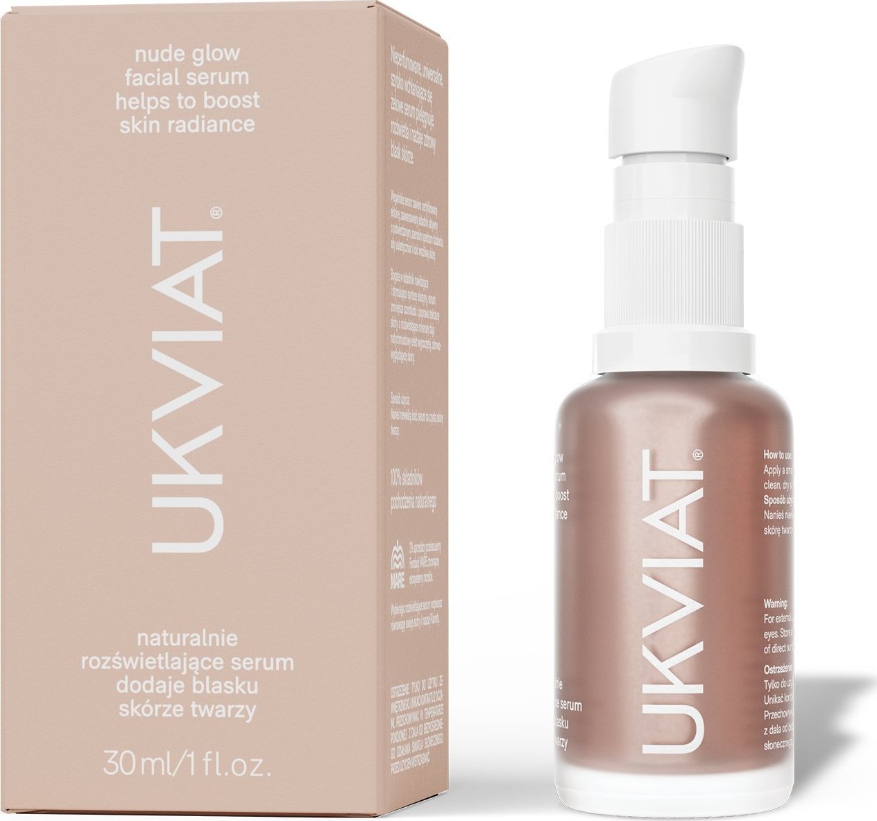 UKVIAT UKVIAT NUDE naturalnie rozświetlające serum