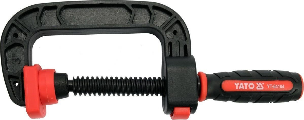 Yato YATO ŚCISK TYP C NYLONOWY 75mm