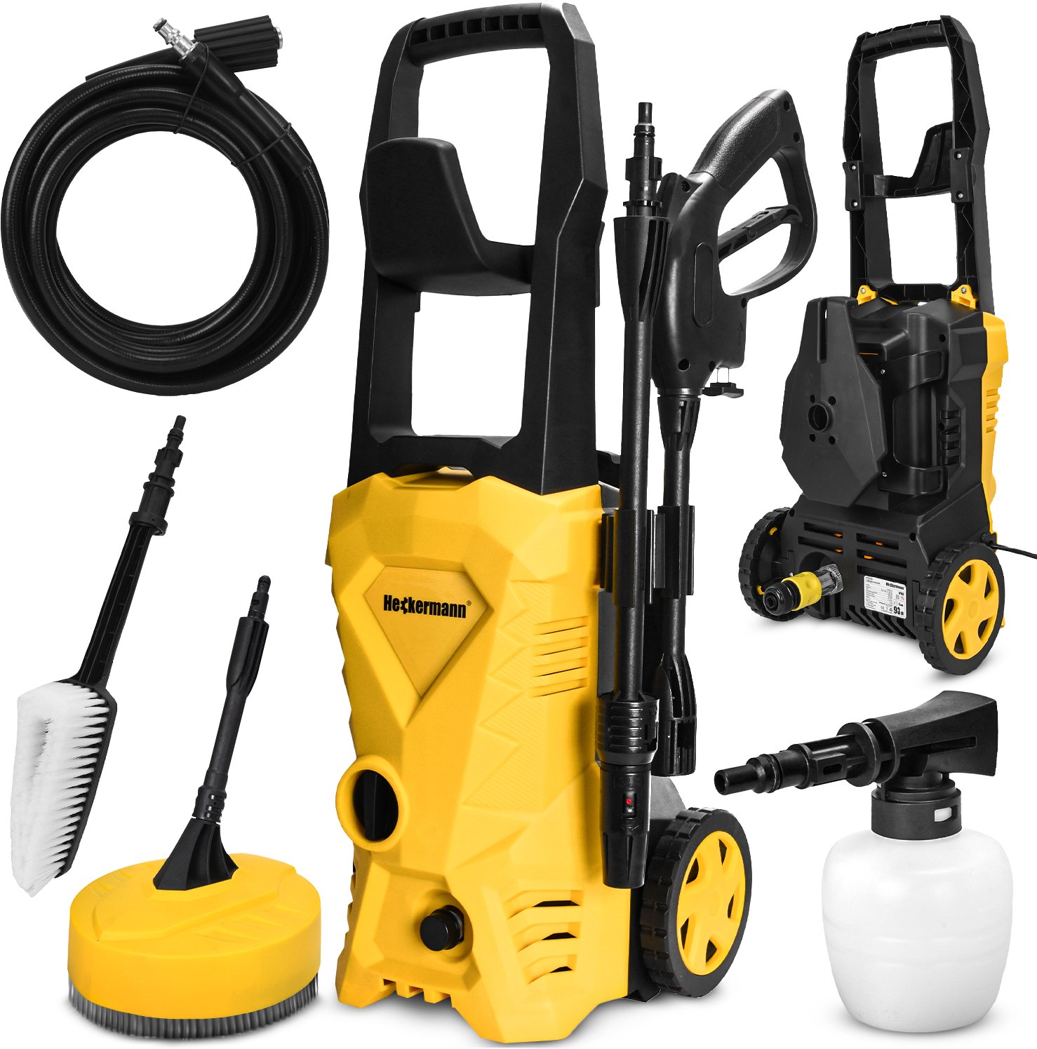 Myjka ciśnieniowa Heckermann SVMC16 1650W 135BAR + pianownica, pompa