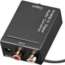 Adapter AV Goobay Toslink - RCA (Cinch) czarny (31965)