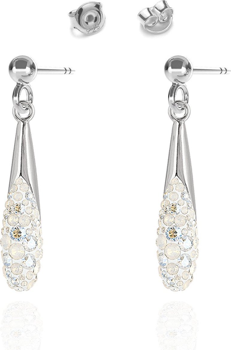 Radziszewska Jewellery Kolczyki Biżuteria Ślubna z kryształami srebro