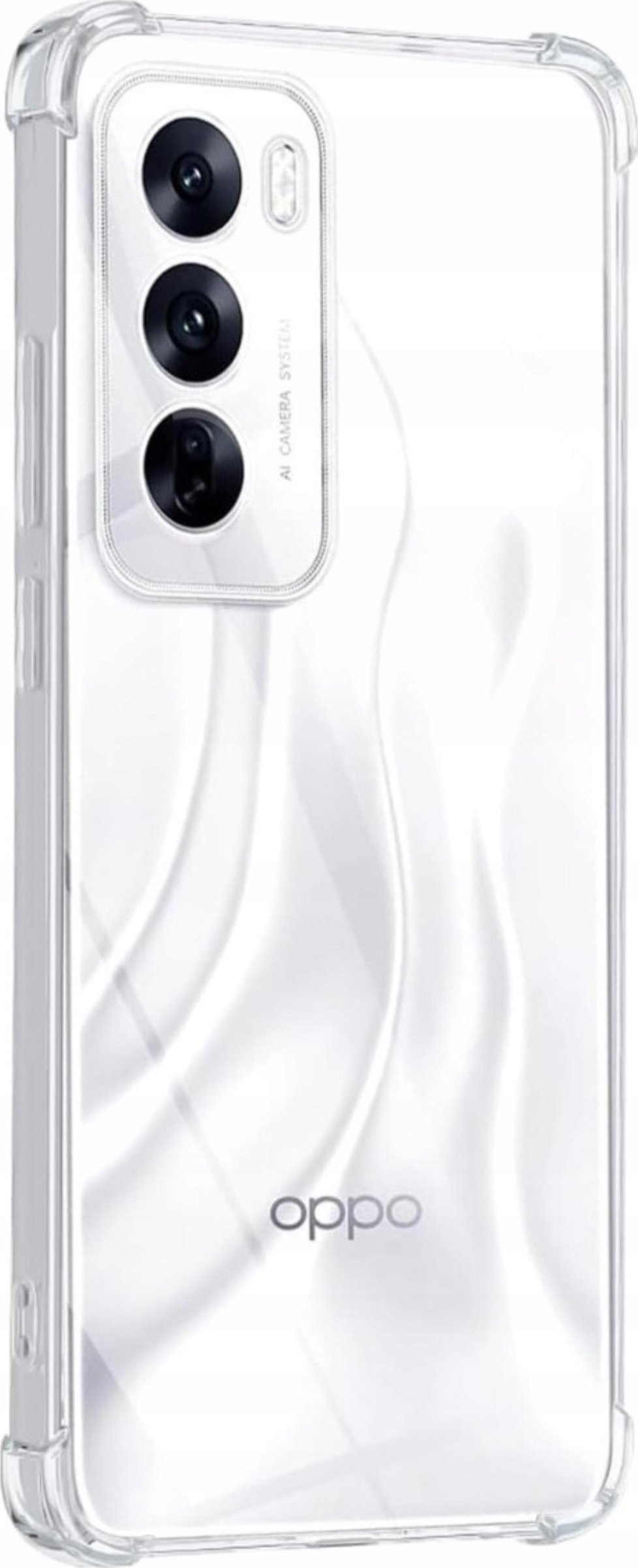 Hello Case ETUI DO OPPO RENO12 GUMOWE OBUDOWA CASE SILIKON SLIM POKROWIEC CLEAR VIEW