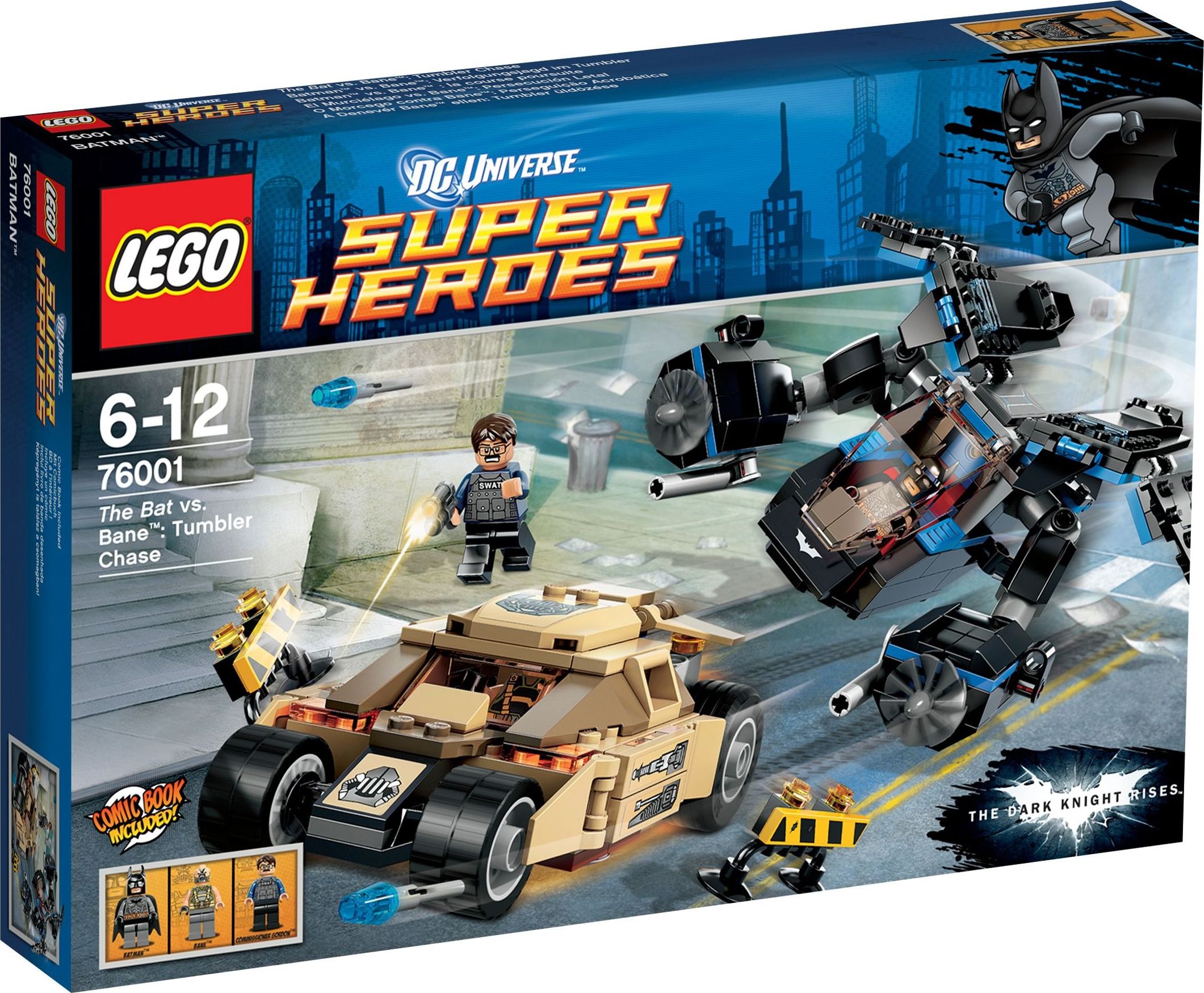 LEGO DC Super Heroes Batman kontra Banea Pościg w Tumblerze (76001)