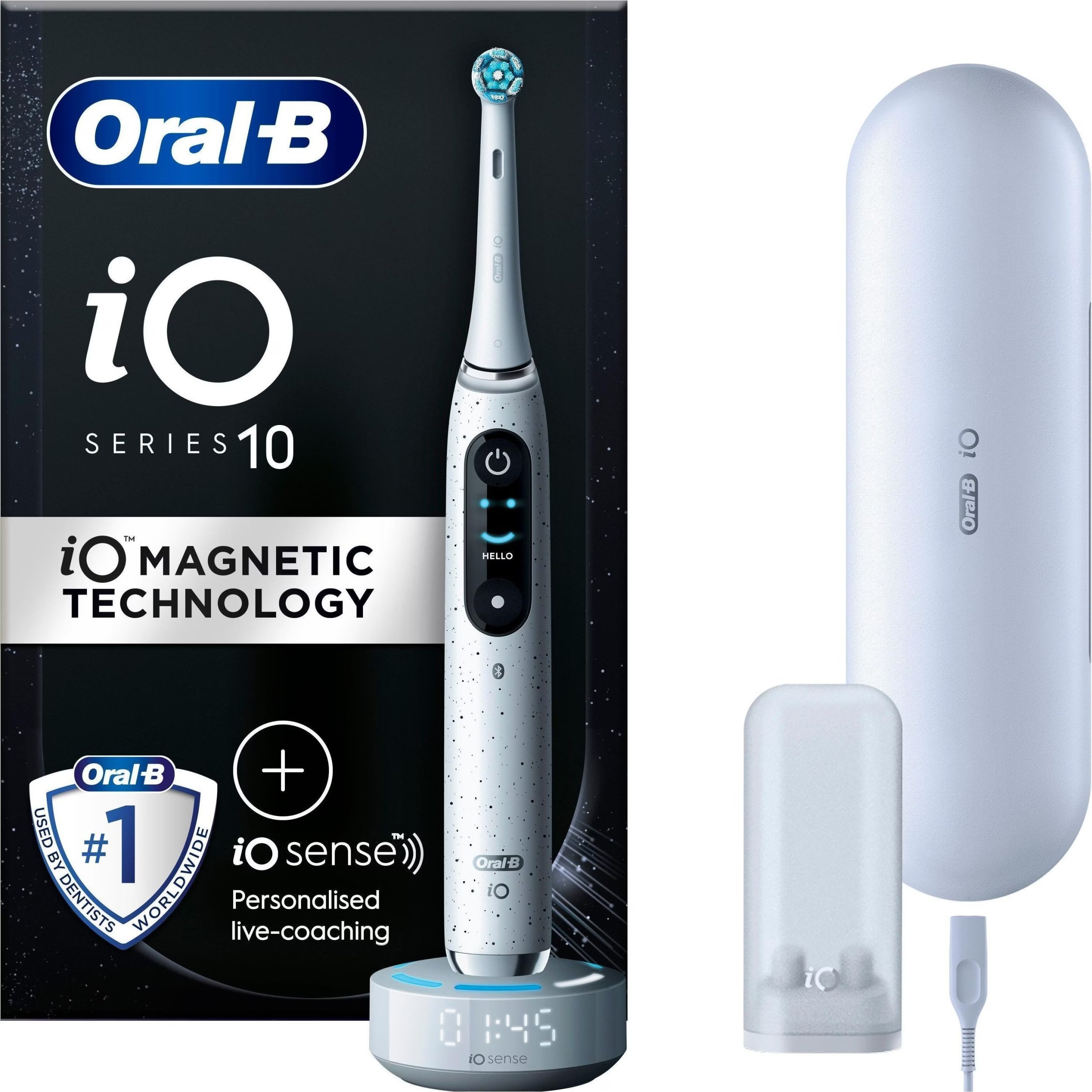 Szczoteczka Oral-B iO Series 10 Eclipse Gold Special Edition Biały