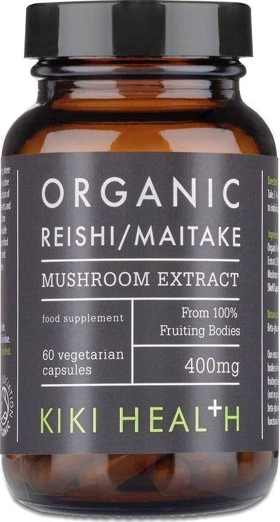 KIKI Health Reishi / Maitake Mushroom Extract 60 kapsułek Kiki Health