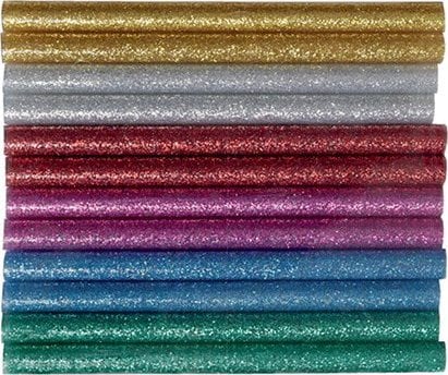 Wkłady klejowe Carioca Limstænger m/glimmer 7,2mm 10cm 6x2ass. farver