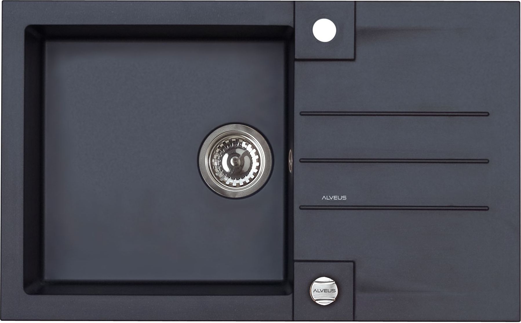 Zlewozmywak Alveus Rock 130 odwracalny + syfon POP-UP (1203091)