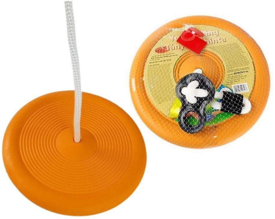 Huśtawka Okrągła Talerz Ogrodowa Dla Dzieci 423 Pomarańczowa Dorex