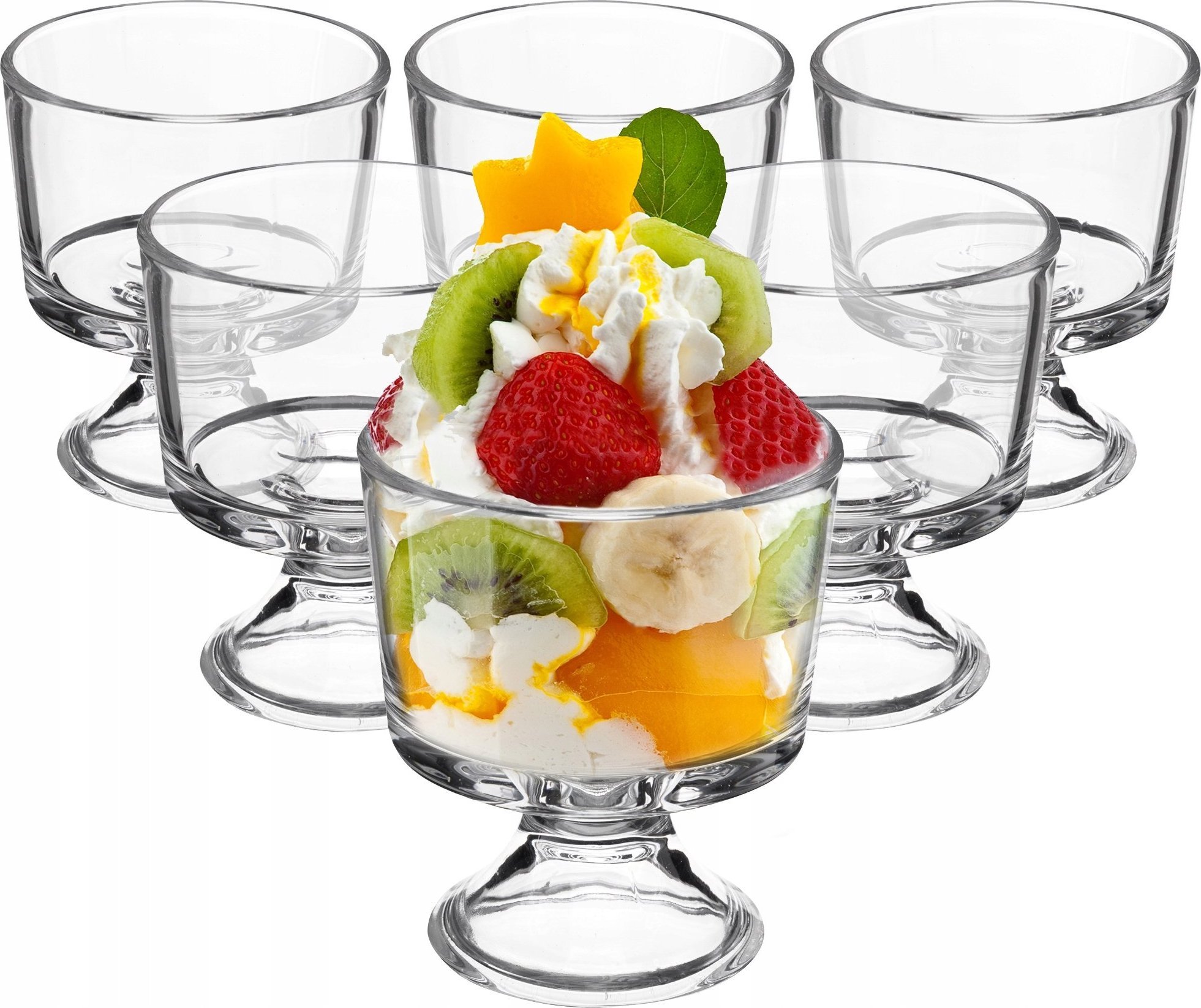 Kadax KADAX Pucharek Do Deserów Lodów 280ml Szklany 6szt