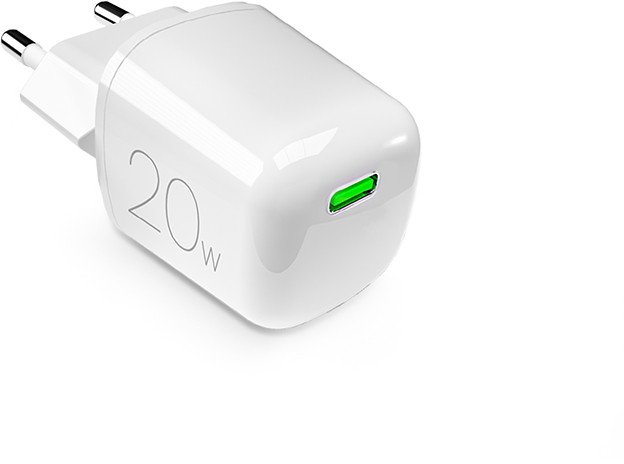 Puro MiniPro USB-C 20 W balta - Ladetajs