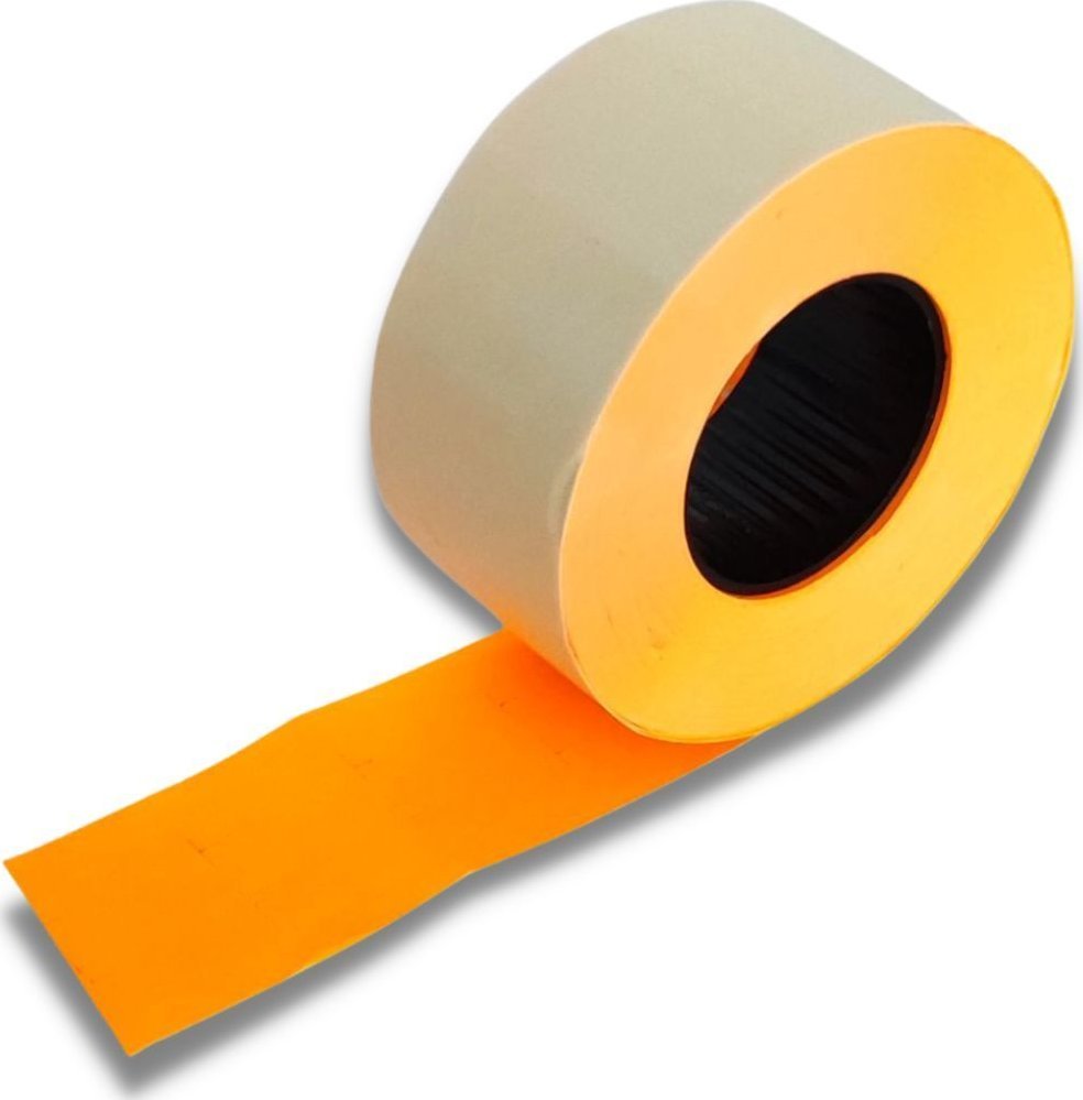 StudioCen Taśma do metkownicy IIrz. prosta -pomarańczowa 5szt.