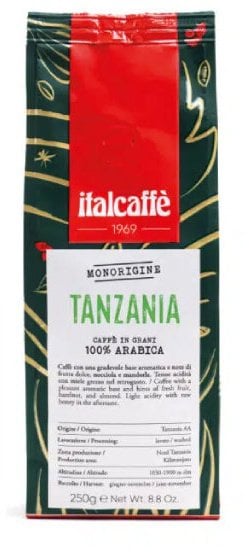Kawa ziarnista Italcaffe Monorigine Tanzania 250 g