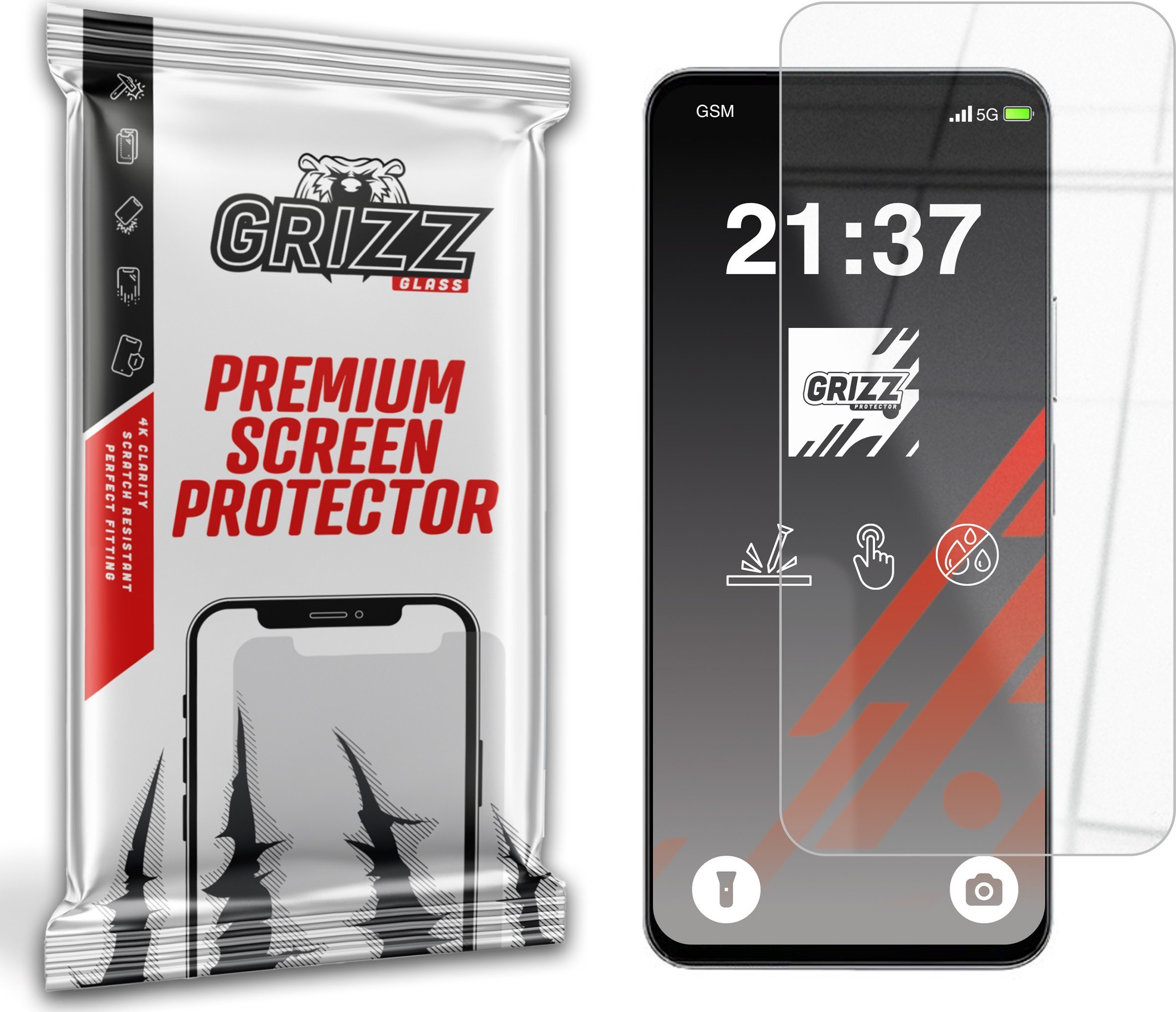 Szkło hybrydowe GrizzGlass HybridGlass do Vivo Y29 4G