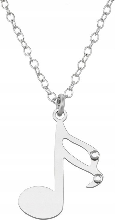 Radziszewska Jewellery Naszyjnik NUTKA NUTA srebro925 DEDYKACJA GRATIS